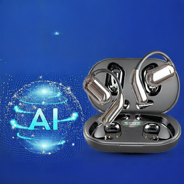 AI Language Translation Bluetooth Earphones, Wireless Real-Time Translator Earbuds for School, Travel & Communication