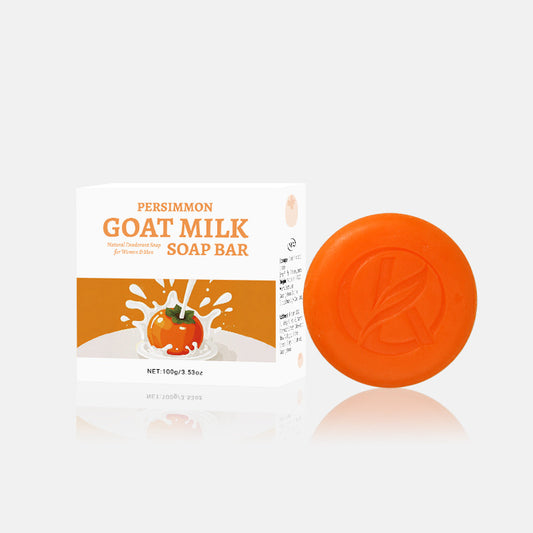 Natural Persimmon Handmade Goat Milk Soap for Women and Men - Cruelty FREE