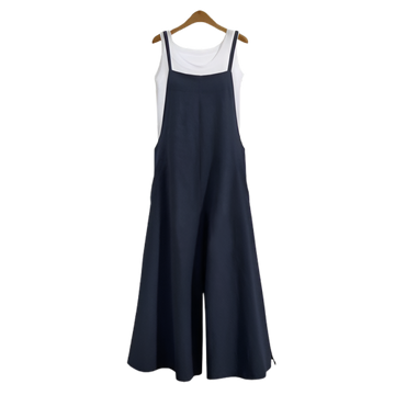 Women’s Relaxed Fit Jumpsuit, Loose Casual One-Piece Outfit for Everyday Wear & Comfort
