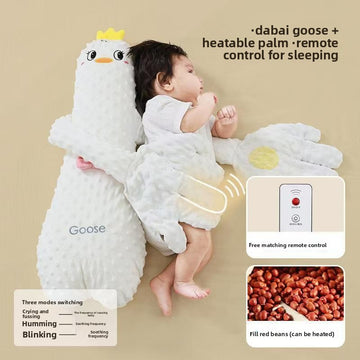 Plush Baby Sleep Aid Patting Toy with Remote Control Soothing Sleep Comfort Toy for Babies & Newborns