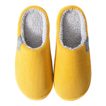 Plush Cotton Indoor Slippers for Men & Women – Warm, Soft & Non-Slip House Shoes