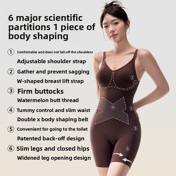Seamless Shapewear Bodysuit for Comfy Tummy Control and Butt Lift