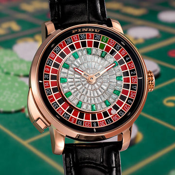 Unique Automatic Mechanical Watch with Diamond Dial, Luxury Skeleton Mechanical Wristwatch for Men, Fashion & Gift