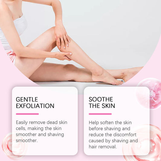 Exfoliating Pre-Shave Scrub for Hair Removal – Hydrating Skin Prep for Smooth Shaving