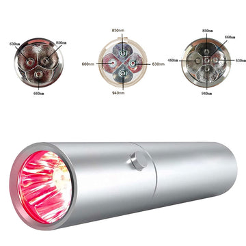 Portable Red Light Therapy Wand for ADHD via Photobiomodulation, Stress Relief & Cognitive Wellness Support