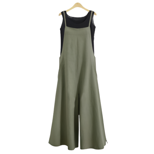 Women’s Relaxed Fit Jumpsuit, Loose Casual One-Piece Outfit for Everyday Wear & Comfort