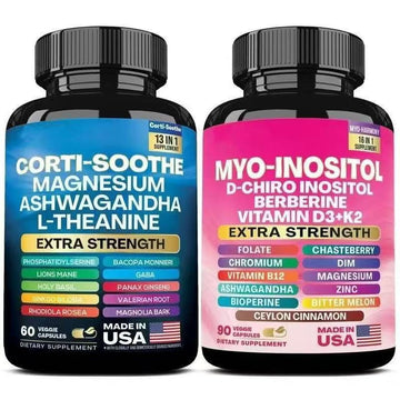 Natural Dietary Capsules for Stress Relief, Heart Support & Total Wellness
