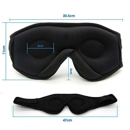 Comf, Wireless Bluetooth Sleep Mask with Stereo Sound for a completely deep sleep